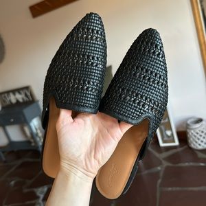 Universal Thread Black Slides/flats/loafers - Size 9.5